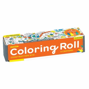 Mudpuppy Mini Coloring Roll - Construction Site