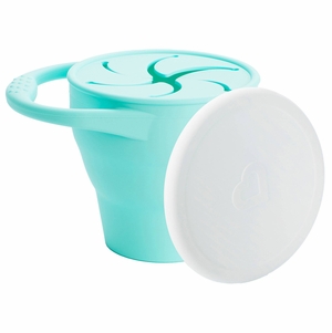 Munchkin C'est Silicone Snack Catcher with Lid - Mint