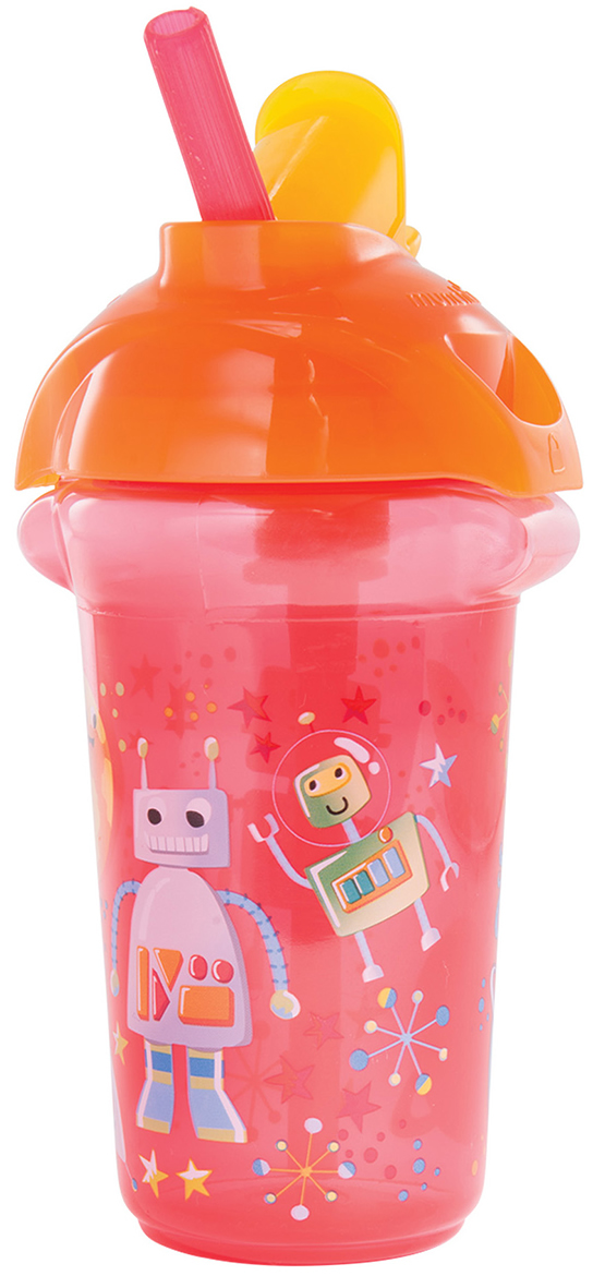 Munchkin Click Lock 9oz Flip Straw Cup Deco (Colors Vary)