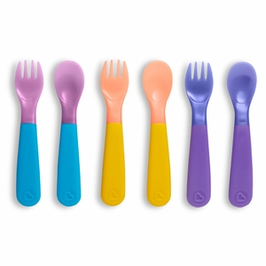Munchkin ColorReveal Color Changing Toddler Forks & Spoons, 6 Pack