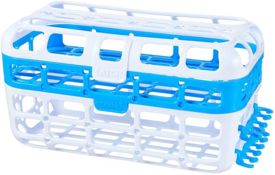 Munchkin High Capacity Dishwasher Basket Blue