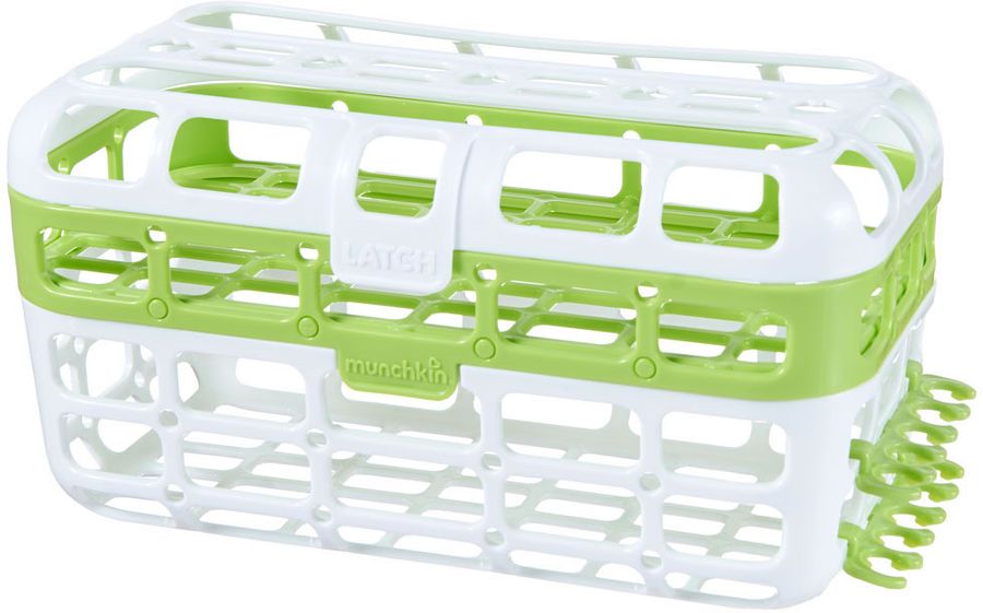 Munchkin High Capacity Dishwasher Basket Green
