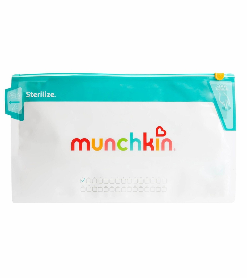 Munchkin Jumbo Bottle Sterilizer Bag, 6 Pack