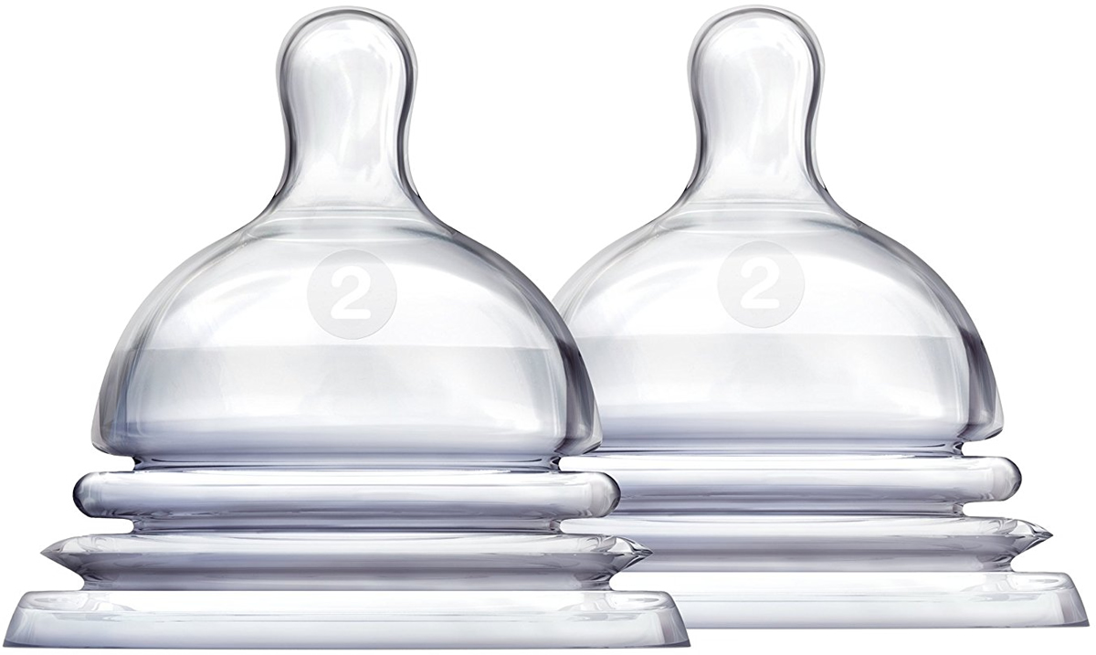 Munchkin LATCH Bottle Nipple, Stage 2 2 Pack