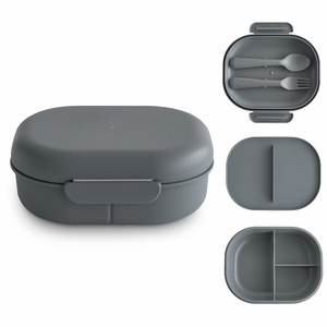 Mushie Lunchbox - Smoke