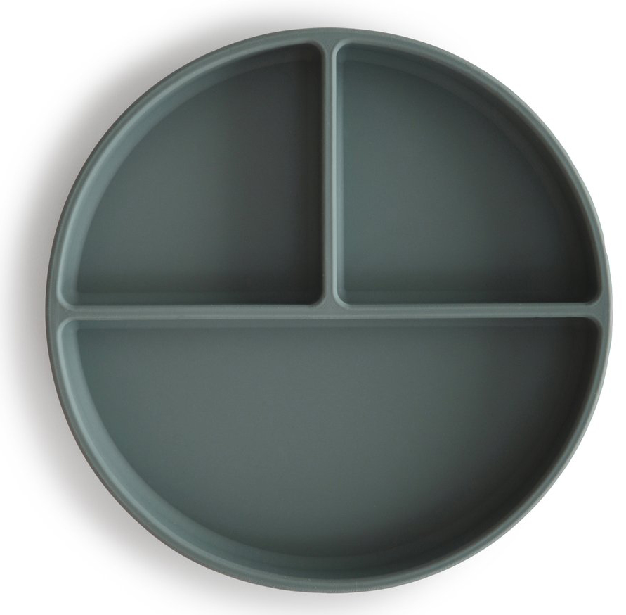 Mushie Silicone Suction Plate Dried Thyme