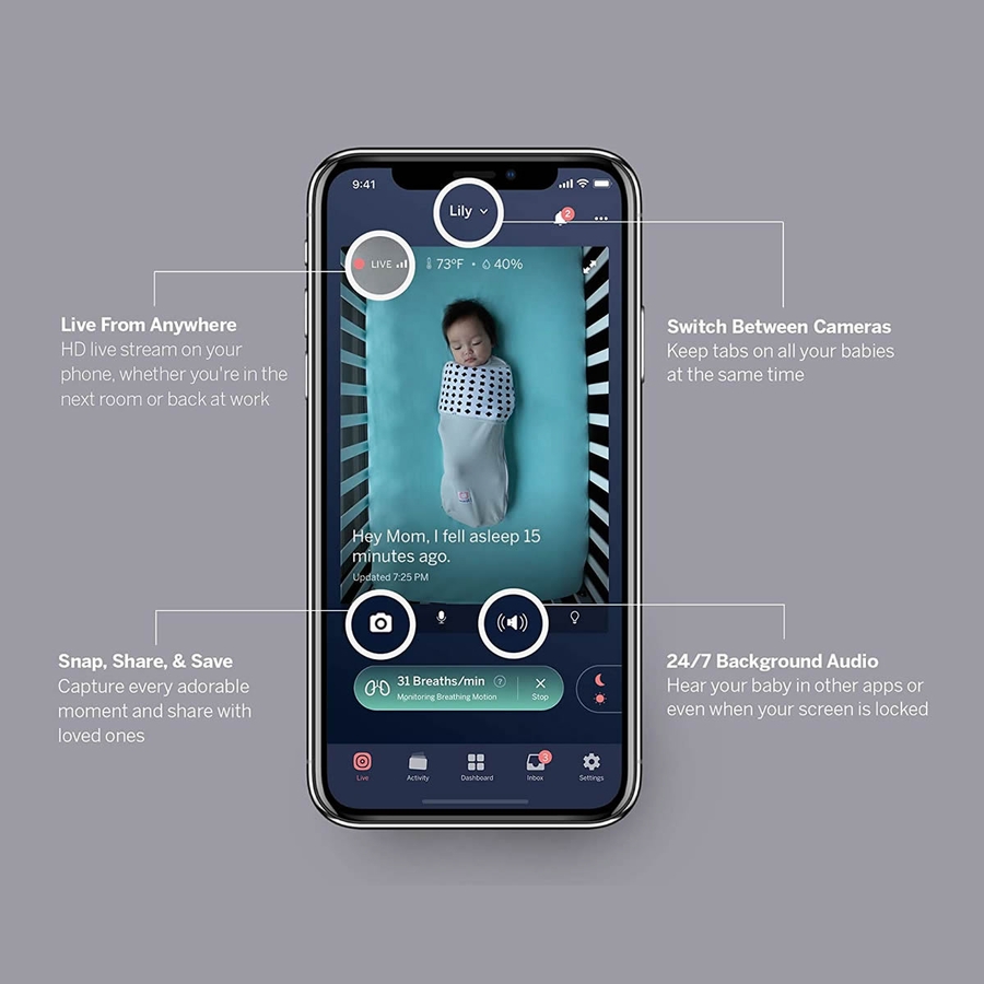 Nanit Breathing Wear Swaddle, Large