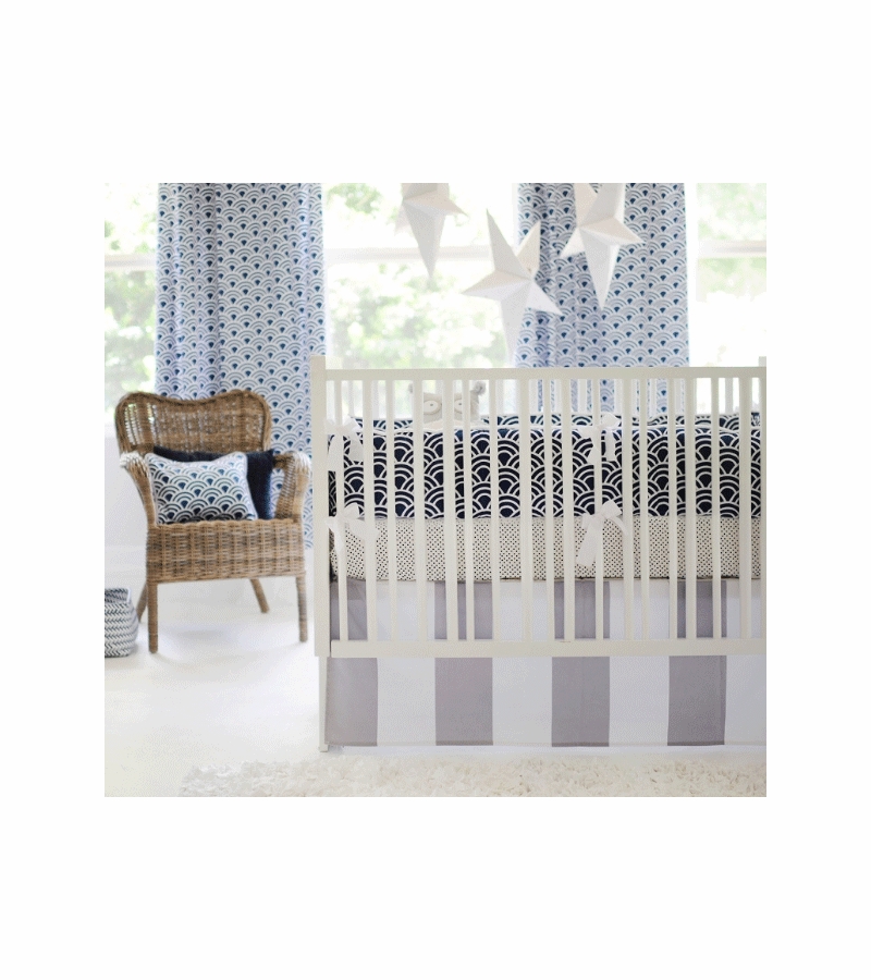 New Arrivals Hampton Bay 3 Piece Crib Bedding Set