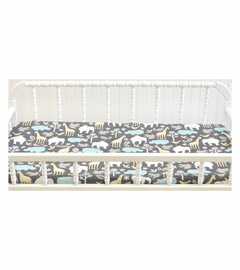 New Arrivals Urban Zoo in Grey Changing Pad Cover