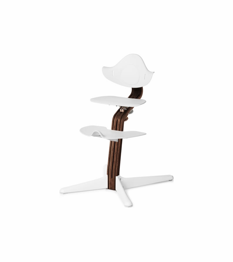 Nomi High Chair Premium Walnut / White
