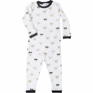 Noomie 2 Piece Pajamas - Black Bulldog (5Y)