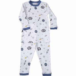 Noomie 2 Piece Pajamas - Blue Universe (5Y)