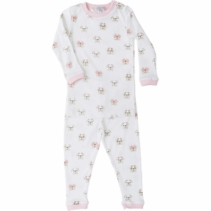 Noomie 2 Piece Pajamas - Pink Bulldog (2T)