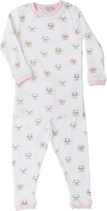 Noomie 2 Piece Pajamas - Pink Bulldog (4T)