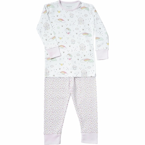 Noomie 2 Piece Pajamas - Rainbows (2T)