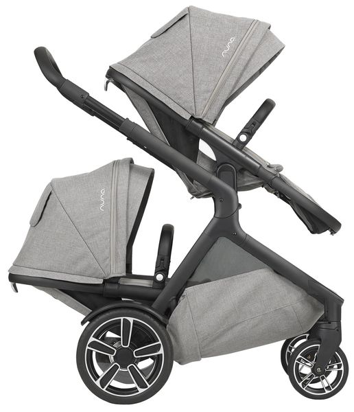 Nuna Demi Grow Double Stroller Frost