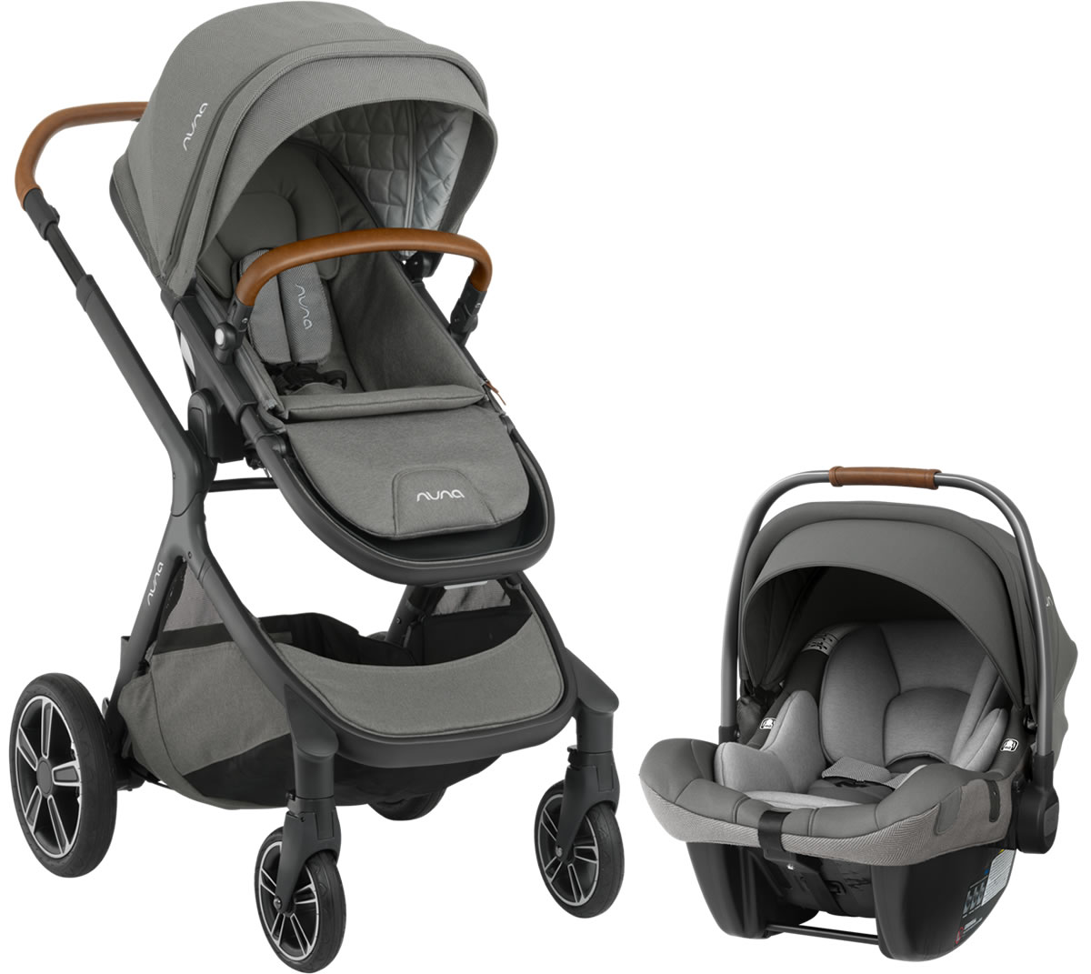 Nuna Demi Grow + Pipa Lite LX Travel System Oxford