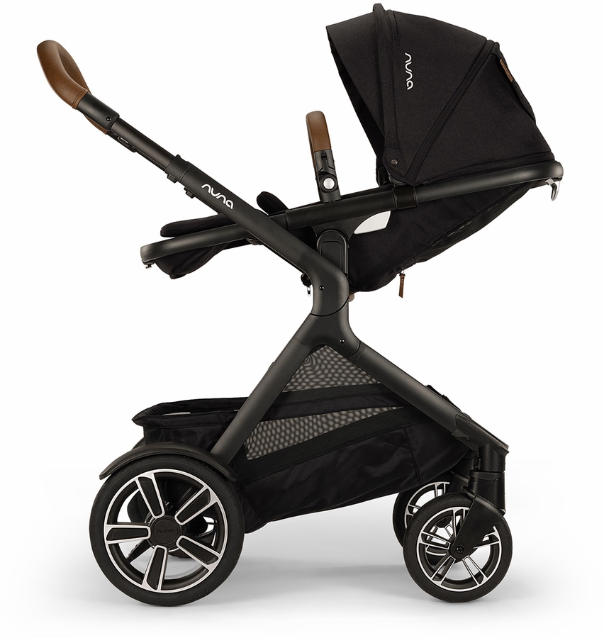 Nuna DEMI Next Double Stroller with Rider Board + PIPA Aire RX Travel