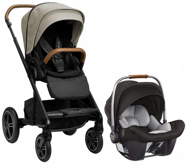 Nuna MIXX Next + PIPA Lite LX Travel System Bundle Timber/Caviar