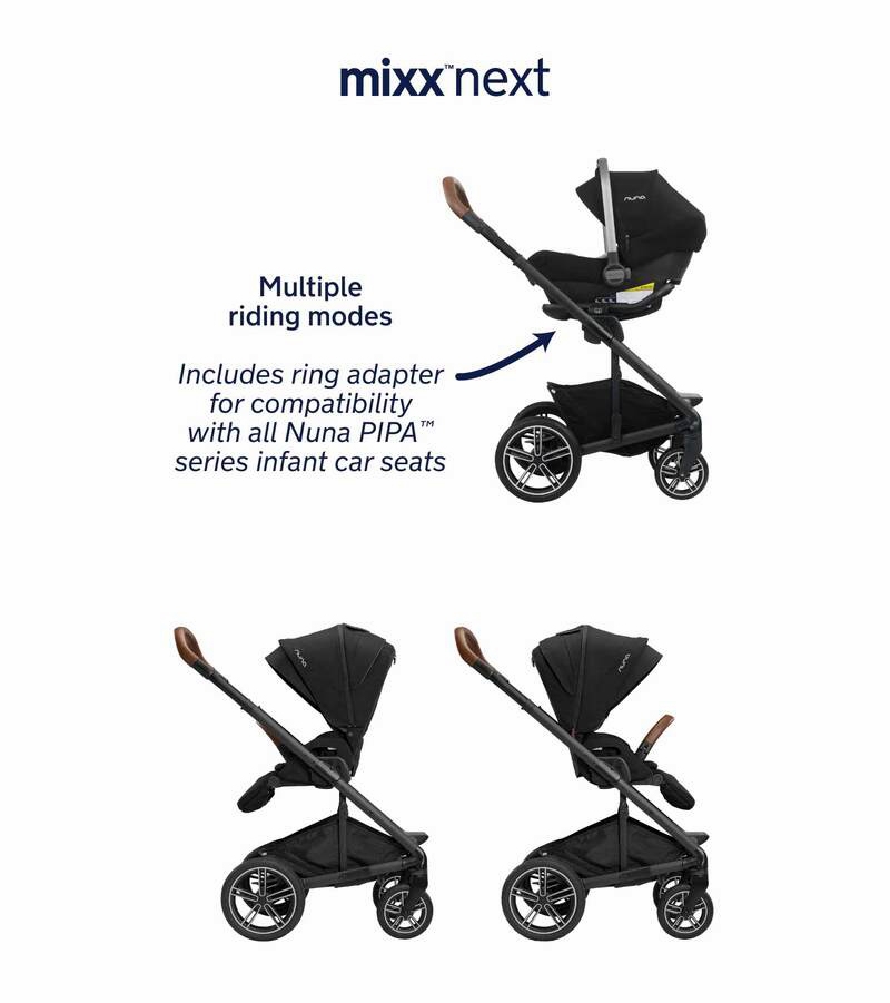 Nuna MIXX Next + PIPA Lite RX Travel System Bundle Camel