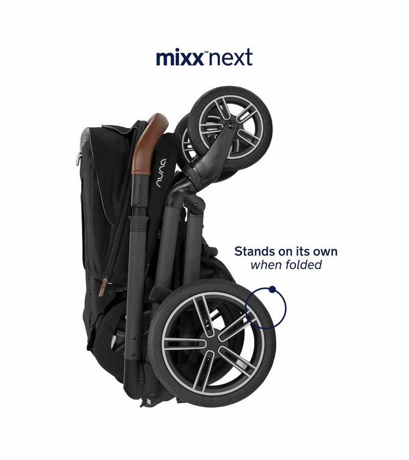 Nuna MIXX Next + PIPA Lite RX Travel System Bundle Caviar/Caviar