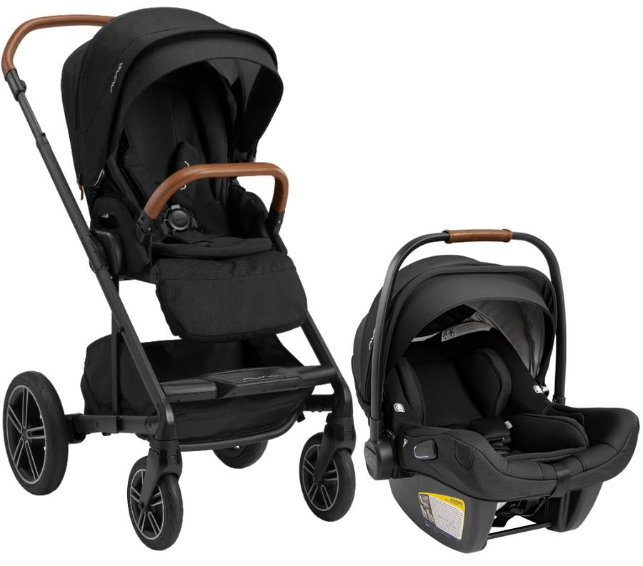 Nuna MIXX Next + PIPA Lite RX Travel System Bundle Caviar/Caviar