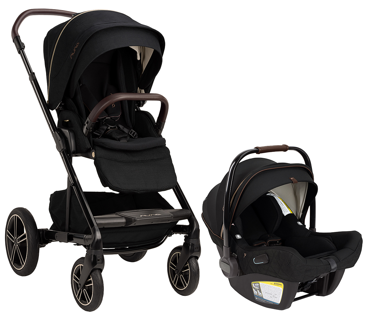 Nuna MIXX Next + PIPA Lite RX Travel System Bundle Riveted