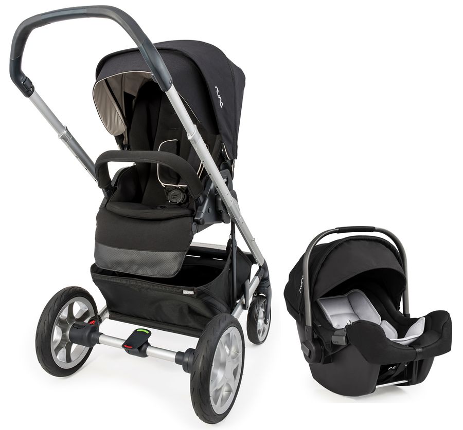 Nuna Mixx Travel System Caviar / Night