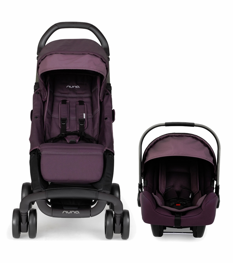 Nuna Pepp Dream Drape & Pipa Travel System Blackberry