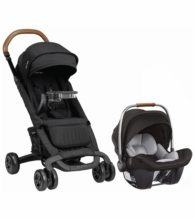 Nuna PEPP Next + PIPA Lite LX Travel System Bundle Caviar/Caviar
