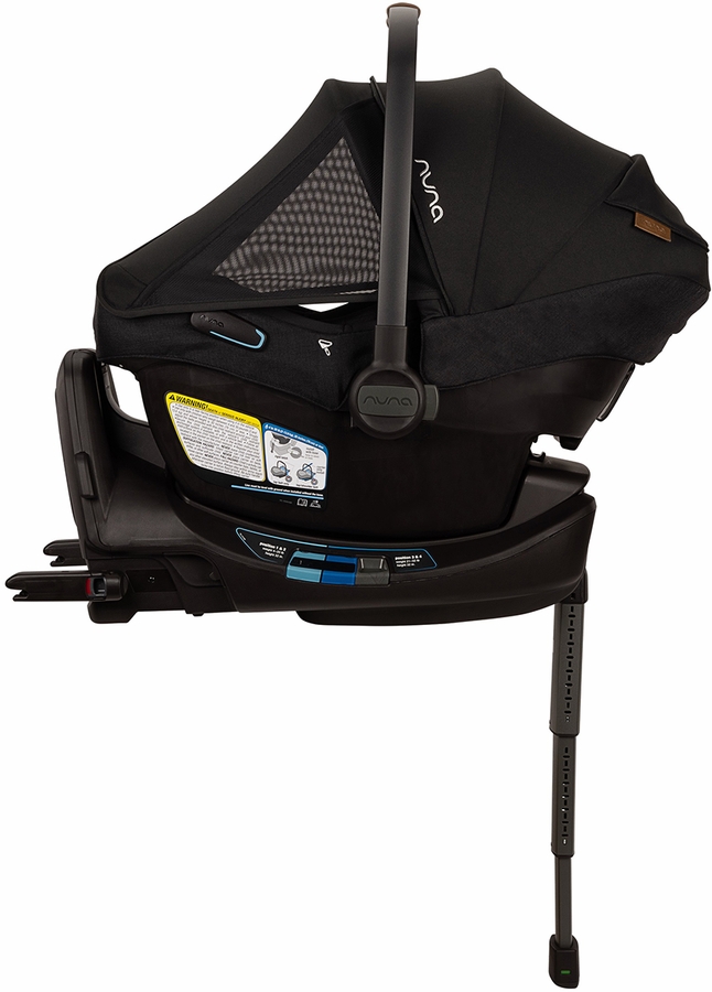 Nuna PIPA Aire RX Infant Car Seat + PIPA RELX Base with Load Leg Granite