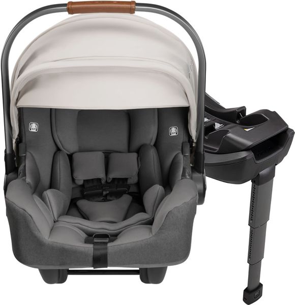 Nuna PIPA RX Infant Car Seat + RELX Base with Load Leg Birch