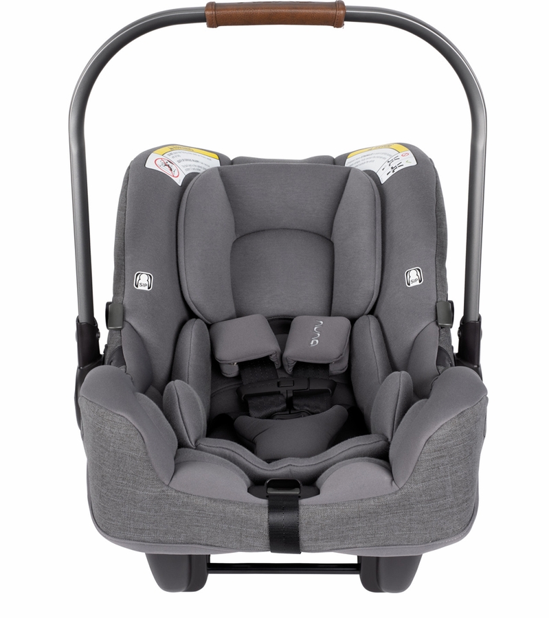 Nuna PIPA RX Lightweight Infant Car Seat + RELX Base with Load Leg Camel