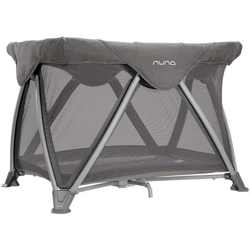 Nuna Sena Aire Playard With Organic Cotton Sheet Granite