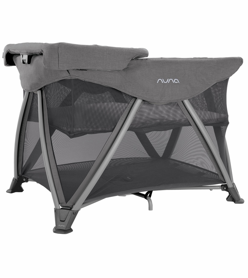 Nuna SENA Aire Playard with ZipOff + Changer (One Box) Granite