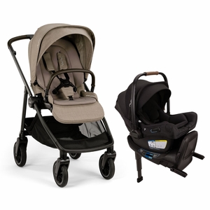 Nuna SWIV + PIPA Aire RX Travel System Bundle - Acorn / Caviar