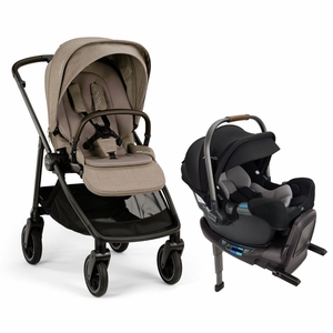 Nuna SWIV + PIPA RX Travel System Bundle - Chai / Caviar