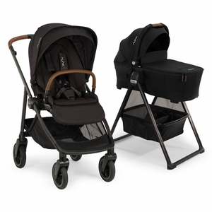 Nuna SWIV Stroller + LYTL Bassinet Bundle - Caviar / Caviar