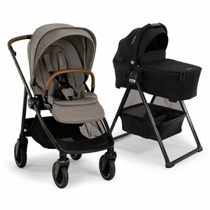 Nuna SWIV Stroller + LYTL Bassinet Bundle - Granite / Caviar