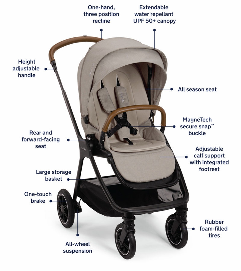 Nuna TRIV Next Compact Stroller Hazelwood