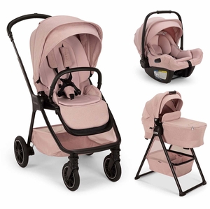 Nuna TRIV Next + PIPA Aire RX + LYTL Bassinet Travel System Bundle - Thistle