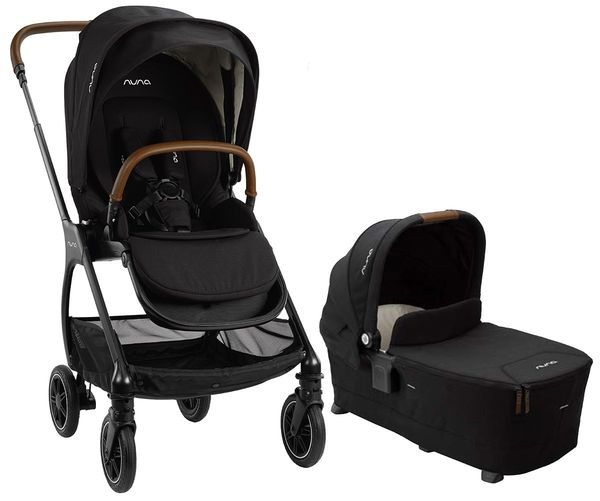 Nuna Triv Compact Stroller with Buckle + Triv Caviar