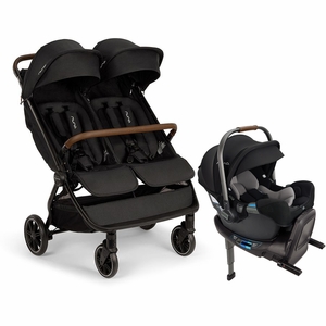 Nuna TRVL dubl + PIPA RX Travel System Bundle - Caviar / Caviar