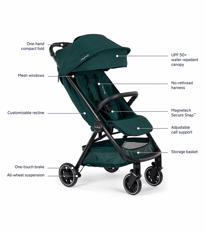 Nuna TRVL + PIPA urbn Travel System Lagoon