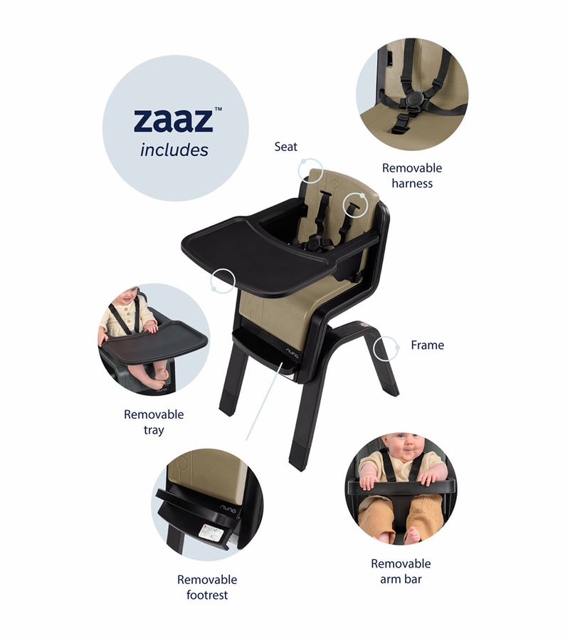 Nuna Zaaz High Chair Oak