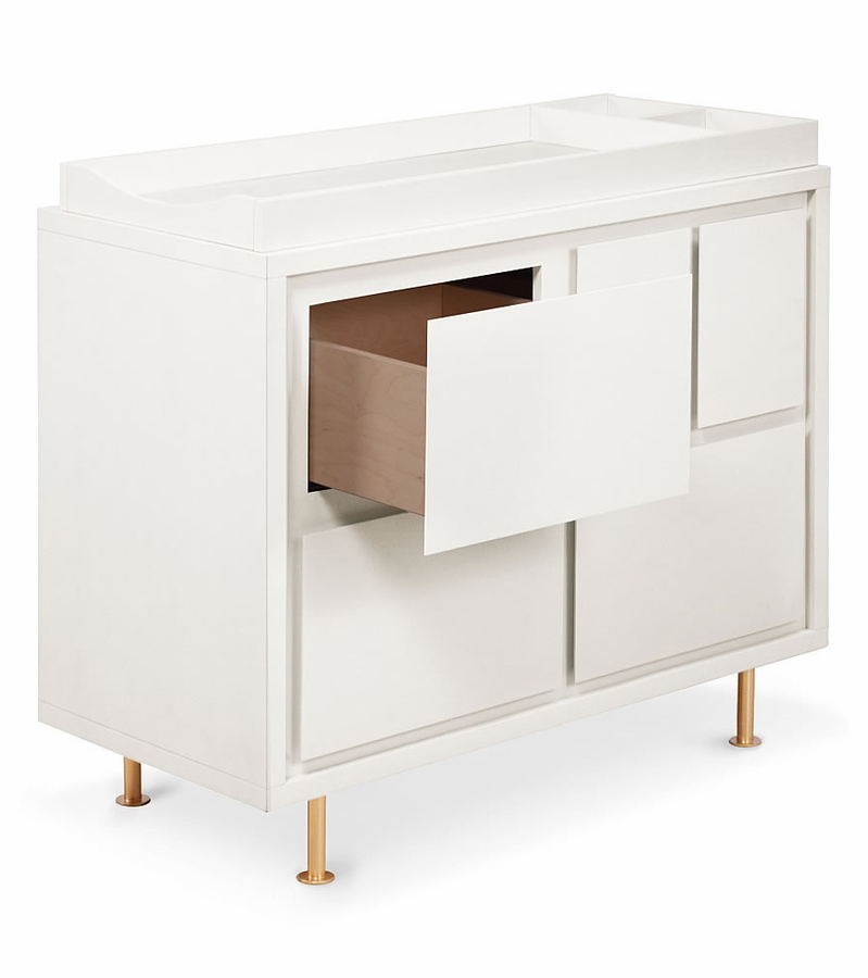 Nursery Works Novella 5Drawer Dresser Dune White