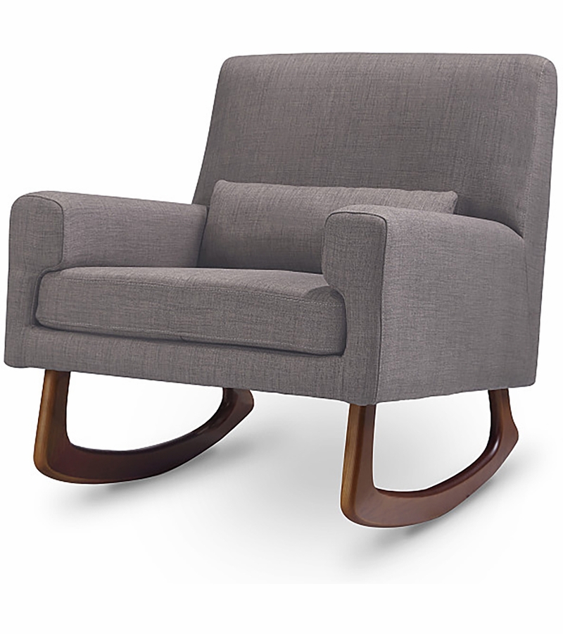 Nursery Works Sleepytime Rocker, Walnut Legs Pebble