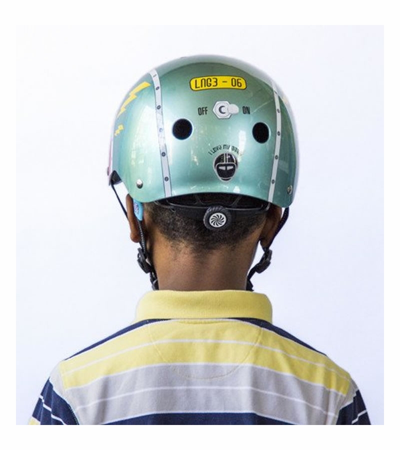Nutcase Little Nutty Tin Robot G3 Helmet