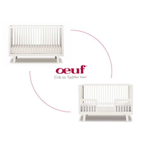 Oeuf Sparrow Toddler Bed Conversion Kit White