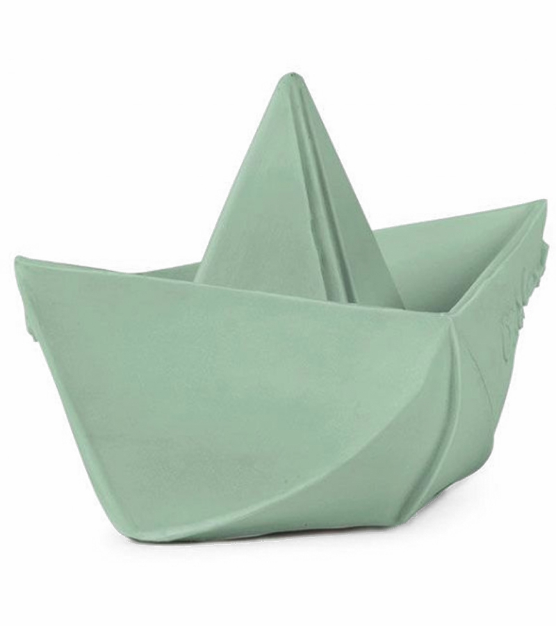 Oli & Carol Origami Boat Bath Toy Mint